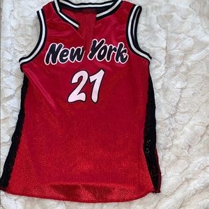 New York basketball jersey